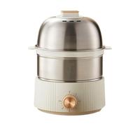 Vnook Electric Egg Cooker, Automatic Steamer Multicooker Egg Cooker, Electric Egg Boiler Breakfast Machine, Steaming Cooker Food Warmer, for Home, Office, Kitchen