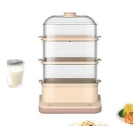 Vnook Electric Food Steamer For Cooking, 3 Layers Removable Vegetable Steam Cooking Pan,18L Capacity Food Steamer Healthy Cooking, Refill While Steaming,[Energy Class A]