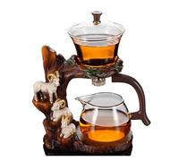 Vnook Magnetic Teapot, Semi-automatic with Infuser Teapots, Heat-resistant Lazy Kungfu Tea Set, Teapot Set, For Reception At Home/In The Office, Semi-automatic