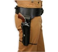 Vnook Medieval PU Leather Pistol Holster - Steampunk Style Revolver Holster - Nero