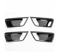 VNRQJLSN 4 Pcs Carbon Fiber Pattern Car Interior Inside Door Bowl Cover for Ford for Focus 2019 MK4 Car Accessories Style