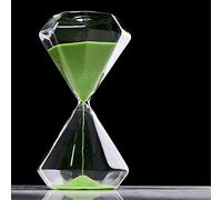 VNsdSD 5/15/30 Minutes Timer Portable Sand Large For Kids Office Classroom Kitchen Games Toothbrush Clock Gift,Creative Decorations,Birth(Green,5 minutes)