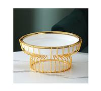 VNsdSD Light Luxury Fruit Plate Living Room Coffee Table Home Creative Personality Fashion Modern Candy Nordic Style Decorative Basket Plates(L)