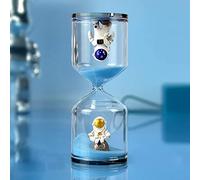 VNsdSD Sand Timer 5/10/15/30 Minutes,4 Colors Hourglass/Home Decorative Sandglass,Time Management Assistant,Creative Gift,for Timing Cooking/Games Exercising And Childr(Blue(6 * 15.5cm),15 minutes)