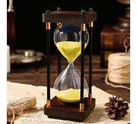 VNsdSD Timer 30/60 Minutes,sand Clock,Metal Bracket,children's Safety Hourglass,Versatile Classical,Office And Home Accessories,19 * 8.5(Unique Colour,30 minutes (19 * 8.5cm))