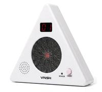 VNSH Triangle Laser Target for Dry Fire Training | Interactive Steel Target with Hit Counter, Audible Feedback & Magnetic Mount | Compatible with Red Laser Systems | AAA Batteries Not Included