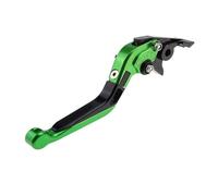 VNSMM Brake Handle Motorbike Brake Levers Fit for DAX125 ST125 2022-2023 Fit for DAX 125 ST 125 Folding Extendable Brake Lever(Green Black)