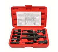 VNSMM Engine magneto flywheel puller Flywheel puller 10pcs Motorcycle Wheel Bearing Puller Tool Kit, Alloy Bearing Pullers Motorcycle Bearing Removal Tools Box Repair Tool