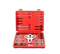 VNSMM Engine magneto flywheel puller Flywheel puller 46Pcs Harmonic Balancer Puller Kit Steering Wheel Puller Tool Flywheel Remover Crankshaft Pulley Removal Fits Most Cars