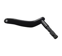 VNSMM Motorbike Shift Levers Heel Toe Shift Pegs Front Rear Gear Motorcycle Fit for Harley Davidson Street Glide Touring Softail Fat Boy Road King Motorcycle Foot Shifter(Black Left Front)