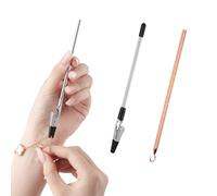 Vnsuyo 2 Pcs Bracelet Helper Tool ，Portable Bracelet Helper Easy to Put on Yourself，Fastener Helper Tool with Hook for Jewelry Clasps ，Made of Metal