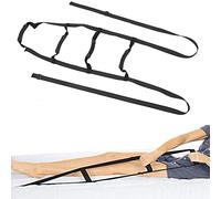 VNVFJKLO bedside safety rail, Bed Sit Up Support Assist Rope Rail Handle Safety Ladder Padded, for Adults, Elderly, Disabled, Handicap(4)