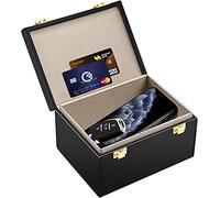 VNVFJKLO Signal-blocking case, Anti-Theft Faraday Box - RFID Blocking Keyless Entry Protection & Radiation-Proof Mobile Pouch