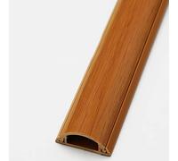 VNVFJKLO trunking， Wood Grain Cord Cover Cable Raceway on Wall, Under Desk with Adhesive, Easy to Install(Style 8,2 Cable)