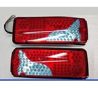 VNVIS 2x 12V LED rear recovery tail lights lamps truck trailer chassis caravan motorhome bus