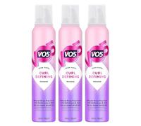 VO5 Curl Defining Mousse with Definition and Hold, Perfect for Curly Hair Provides Bouncy Natural Frizz Free Lasting Curls Protect from Heat Damage, 200ml (Pack of 3)