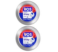 VO5 Extreme Style Matt Clay Extra Hold For Sculpted Texture And Choppy Matt Finish All Day Hold 30ml Travel Size (Pack of 2)