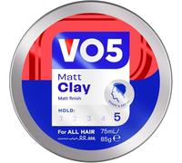 VO5 Extreme Style Matt Clay Extra Hold For Sculpted Texture And Choppy Matt Finish All Day Hold, New Packaging