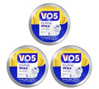 VO5 Hair Styling Wax Groomed for Men & Women - Medium Hold, Natural Shine & Texture for Effortless Style, 75ml - Pack of 3
