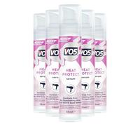 VO5 Heat Protection Hair Serum Made Smooth and Controls Frizz for Beautifully Smooth Hair and Illuminating Shine Up to 230C Heat Defence, Perfect for Coarse, Dry Hair, 50ml (Buy 5)