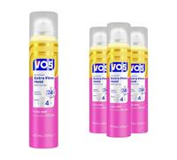 VO5 Invisible Firm Hold Hair Spray with 24 Hours Humidity Protection Enhance Shine and Lightweight Hold and comes with Coconut Fragrance, No Frizz, No Stickiness, 400ml (Pack of 4)