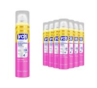 VO5 Invisible Extra Firm Hold Hair Spray with 24 Hours Humidity Protection Enhance Shine and Lightweight Hold and comes with Coconut Fragrance, No Frizz, No Stickiness, 400ml (Pack of 8)