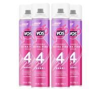 VO5 Invisible Firm Hold Hair Spray with 24 Hours Humidity Protection Enhance Shine and Lightweight Hold and comes with Coconut Fragrance, No Frizz, No Stickiness, 400ml (Pack of 4)