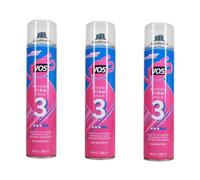 VO5 Invisible Firm Hold Hairspray, Hold Level 3, Root-to-Tip Volume, Coconut Fragrance, 400ml, Pack of 3