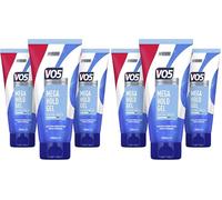 Vo5 Mega Hold 24 hour control Styling Gel for controlled, natural hairstyles 200 ml, Pack of 6