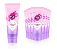 VO5 Overnight Curl Cream Long-Lasting Effect and Anti-Frizz Formulation which Prevents Frizz and Maintains Natural Movement, Perfect for Curly Hair, 125ml (Buy 8)