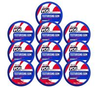 VO5 Texturising Gum with Extra Firm Hold for Natural & Stylish Look for Men Offers an All-day Hold and Ideal for Extreme Styling, Smoothing, Separating, and Texturizing, 75ml (Buy 10)