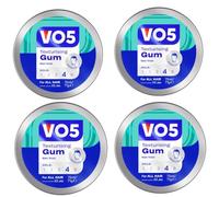 VO5 Texturising Gum with Extra Firm Hold for Natural & Stylish Look for Men Offers an All-day Hold and Ideal for Extreme Styling, Smoothing, Separating, and Texturizing, 75ml (Buy 4)