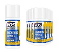 VO5 Thickening Hair Styling Powder Matti Finish with Long-Lasting Natural Hold, Fuller Hair + Instant Volume and Perfect for Short to Mid length Hair, 7g (Buy 8)