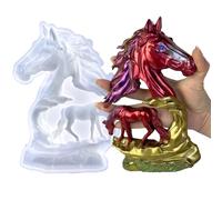 Voaesdk Large Horse Resin Molds Silicone, Cute Hollow Horse Epoxy Molds, DIY 3D Large Animal Silicone Molds for Resin Casting,Wall Hanging, Desktop Ornament Home Decor, Xmas Gifts