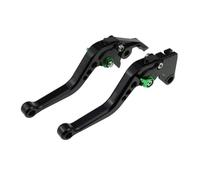 VOALVT for 890 for Adventure R for Rally 2021-2023 2022 Motorcycle CNC Accessories Short Brake Clutch Levers Adjustable Handle Set Motorbike Brake Clutch Lever(A-Black with Green)