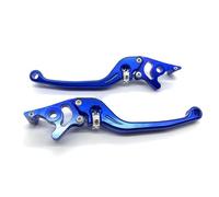 VOALVT for Kawasaki Motorcycle Adjustable Brake Clutch Lever Handle Hydraulic Racing Levers Universal Motorbike Brake Clutch Lever(Blue)