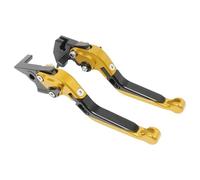 VOALVT for NT1100 for NT 1100 2021 2022 2023 Motorcycle Adjustable CNC Folding Brake Clutch Levers Extendable Handles Lever Motorbike Brake Clutch Lever(Yellow-1)