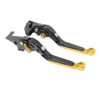 VOALVT for NT1100 for NT 1100 2021 2022 2023 Motorcycle Adjustable CNC Folding Brake Clutch Levers Extendable Handles Lever Motorbike Brake Clutch Lever(Yellow-2)