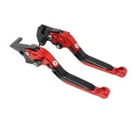 VOALVT for NT1100 for NT 1100 2021 2022 2023 Motorcycle Adjustable CNC Folding Brake Clutch Levers Extendable Handles Lever Motorbike Brake Clutch Lever(Red-2)