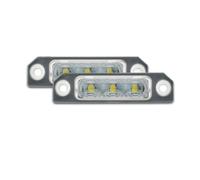 VOALVT License Plate Lamp For Lincoln For Zephyr For MKZ For MKX For MKT 2007-2014 Number Plate Lamp White License Plate Light Assembly Accessories License Tag Lights