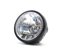 VOALVT Motorcycle Front Headlight FOR Cross FOR Cafe FOR Racer FOR Kawasaki FOR Suzuki Universal Motorcycle 7 Inch 12v Modified Round Headlight Turn Signal Light Head Lamp Moto