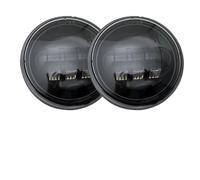 VOALVT Motorcycle Front Headlight FOR Electra FOR Glide FOR Ultra FOR Limited FOR FLHTK 2010-2016 2PCS 30W 4.5" inch Motorcycle LED Fog Light 4.5" Auxiliary Passing Lamps(Black without Halo)