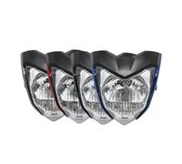 VOALVT Motorcycle Front Headlight FOR FZ16 FOR FZER150 FOR YS150 FOR Fzer Motorcycle Front Headlight Headlamp Assembly Head Light Lamp Housing Lighting System(Grey)