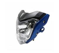 VOALVT Motorcycle Front Headlight FOR FZ16 Motorcycle Head Light Headlight Headlamp Comp With Lamp Case Motorbike Parts Racing(Blue)