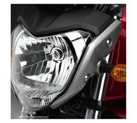 VOALVT Motorcycle Front Headlight FOR FZ16 Universal Racing Motorcycle Headlight With Bulb And Bracket Case And Other Headlamp(Gray side)