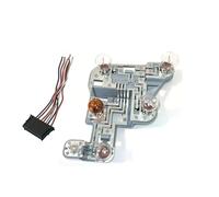 VOALVT Taillight Base For Benz W204 C-Class 2007-2010 Left/Right Tail Light Socket Circuit Board With Bulbs W/Wiring A2048201500 A2048201600 Rear Light Circuit Board(Right With Wiring)