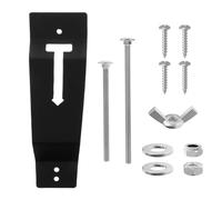 VOANZO 1 Set Wall Mount Spare Tire Holder, Vehicle Tire Storage Bracket, Spare Wheel Mount Bracket for Trailers Vehicles Vans Cargo Storage Solutions