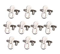 VOANZO 10 Pairs Bicycle Chain Magic Buckle 9 Speed, Bicycle Chain Magic Buckle, Link Connector Joints Magic Buttons for Mountain/Road/City Bike