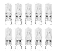 VOANZO 10PCS G9 25w Halogen Bulbs Halogen Light Bulbs 2 Pin AV 220/240V for Microwave Fridge Oven Cabinet Lights