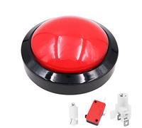 VOANZO 12V LED Illuminated Push Buttons Giant Enter Button Big Red Button for Arcade Pop's Music DJ Dancing Machine -Diameter 100mm